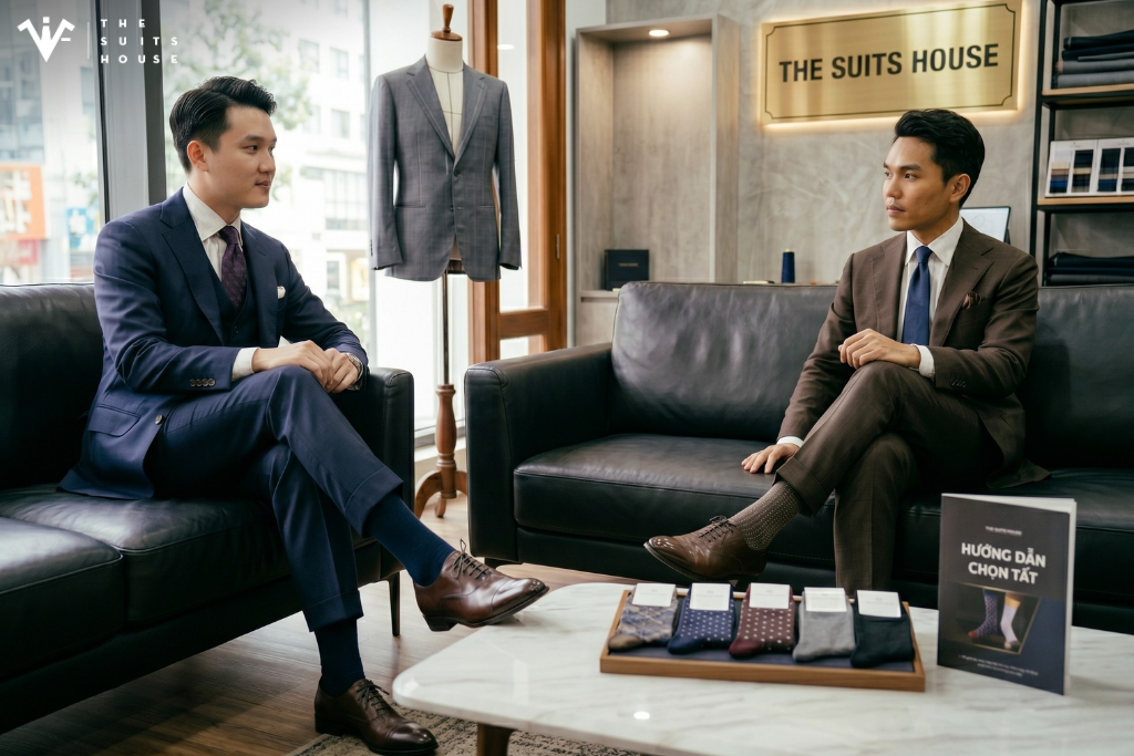 Quy Tắc Chọn Tất Khi Mặc Suit Để Không Bị Kém Sang
