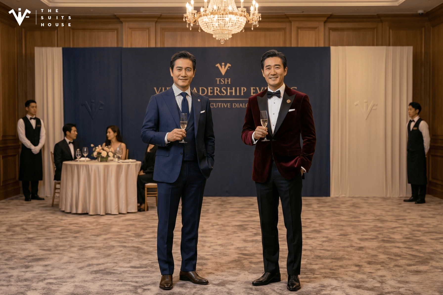 Suit Doanh Nhân 2026: Bí Quyết Chọn Suit Họp Báo & Dạ Tiệc