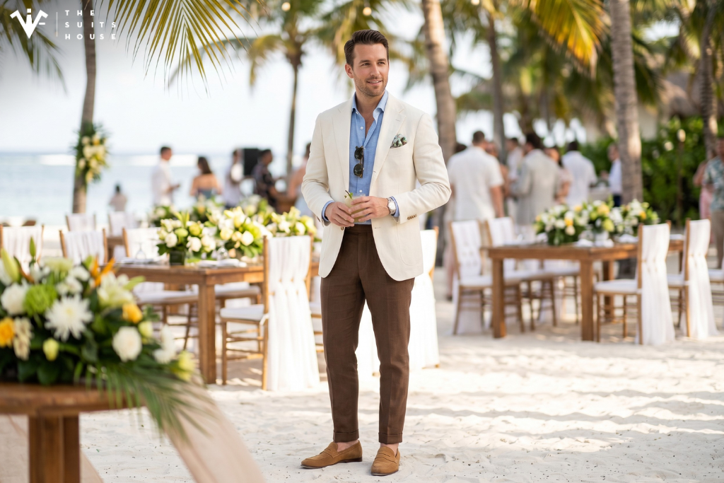 Suit Trắng Dự Tiệc Cưới: Mặc Sao Cho Chuẩn Dresscode?