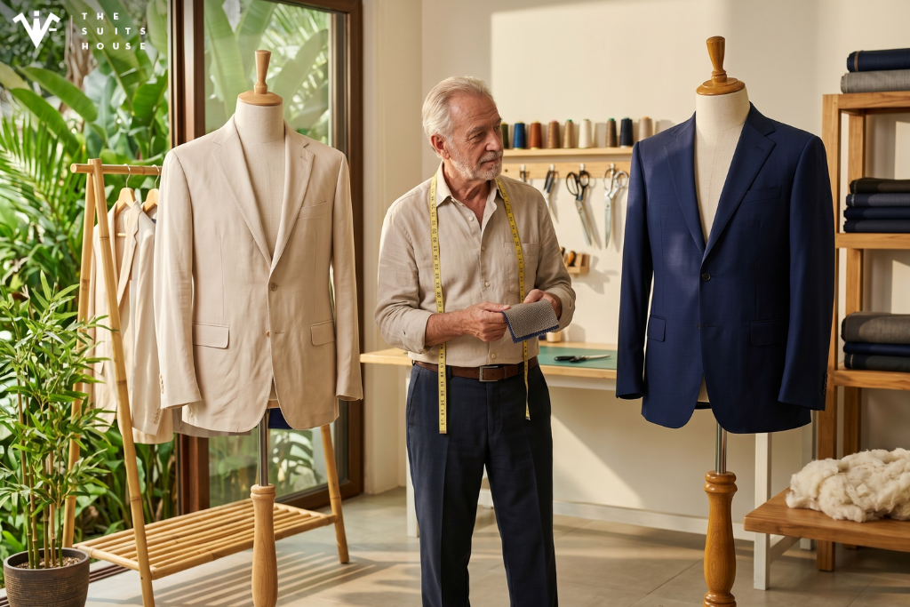 Suit Vải Bamboo Lên Phom Có Đẹp Bằng Len Wool? Đánh Giá Thực Tế