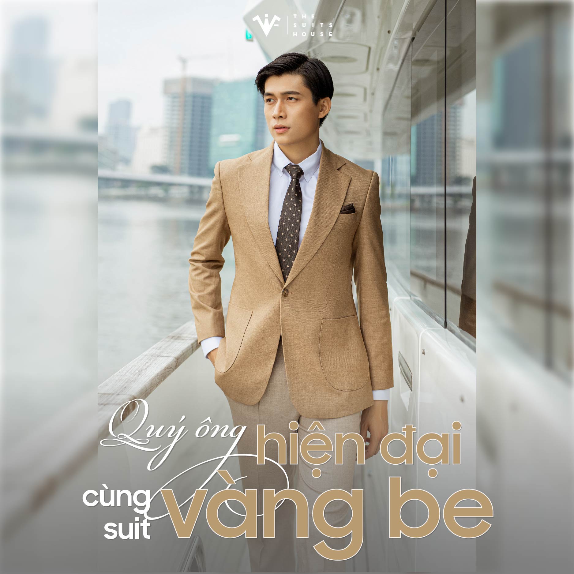 QUÝ ÔNG HIỆN ĐẠI CÙNG SUIT VÀNG BE QUÝ ÔNG HIỆN ĐẠI CÙNG SUIT VÀNG BE