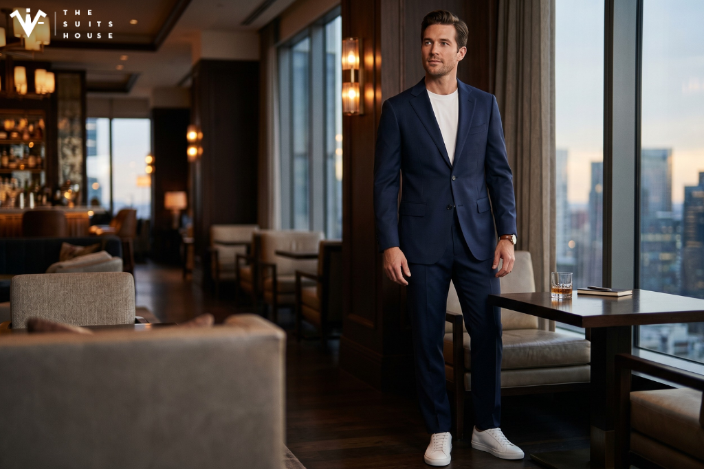 Suit Xanh Navy: Lựa Chọn Hoàn Hảo Cho Bộ Suit Đầu Tiên