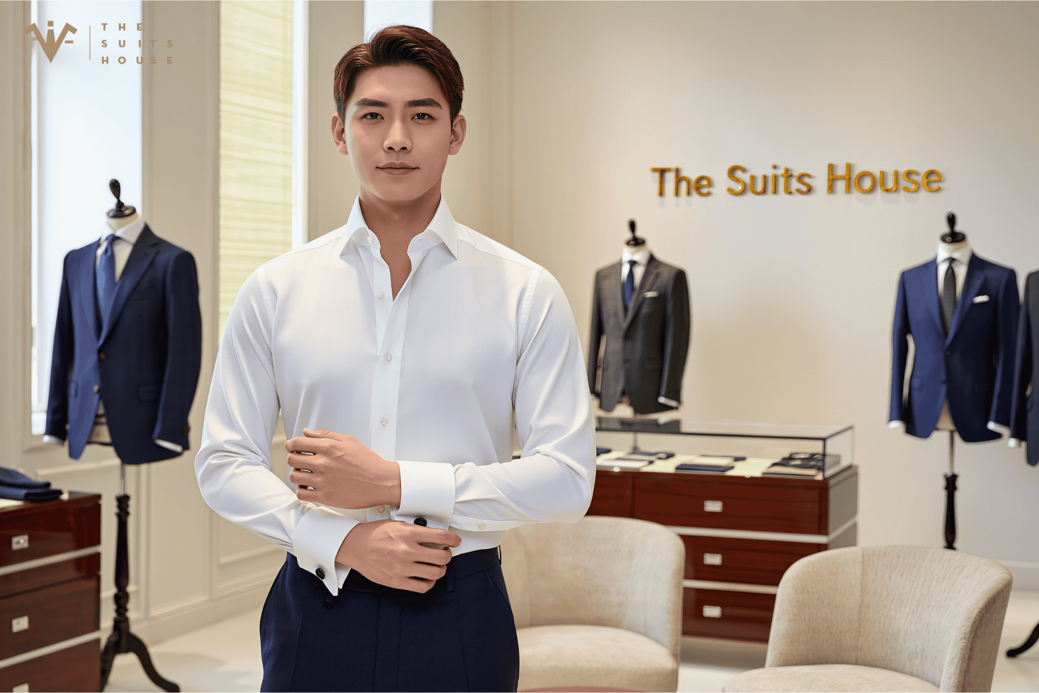 Cách Chọn Áo Sơ Mi Nam Phù Hợp Với Từng Dáng Người | Bí Quyết Từ The Suits House Cách Chọn Áo Sơ Mi Nam Phù Hợp Với Từng Dáng Người | Bí Quyết Từ The Suits House