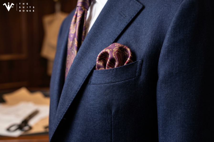 Túi Ngực Barchetta Trên Áo Suit: Chi Tiết Hình Thuyền Đẳng Cấp Bespoke