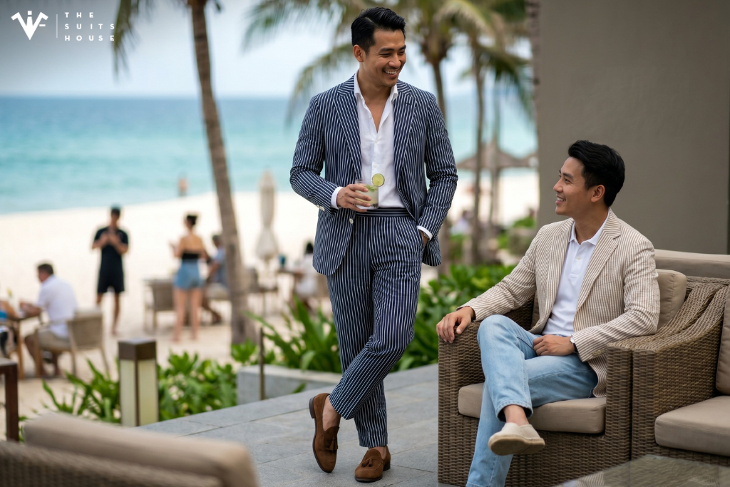 Vải Seersucker: Tuyên Ngôn Khác Biệt Của Quý Ông Trong Kỳ Nghỉ Mùa Hè
