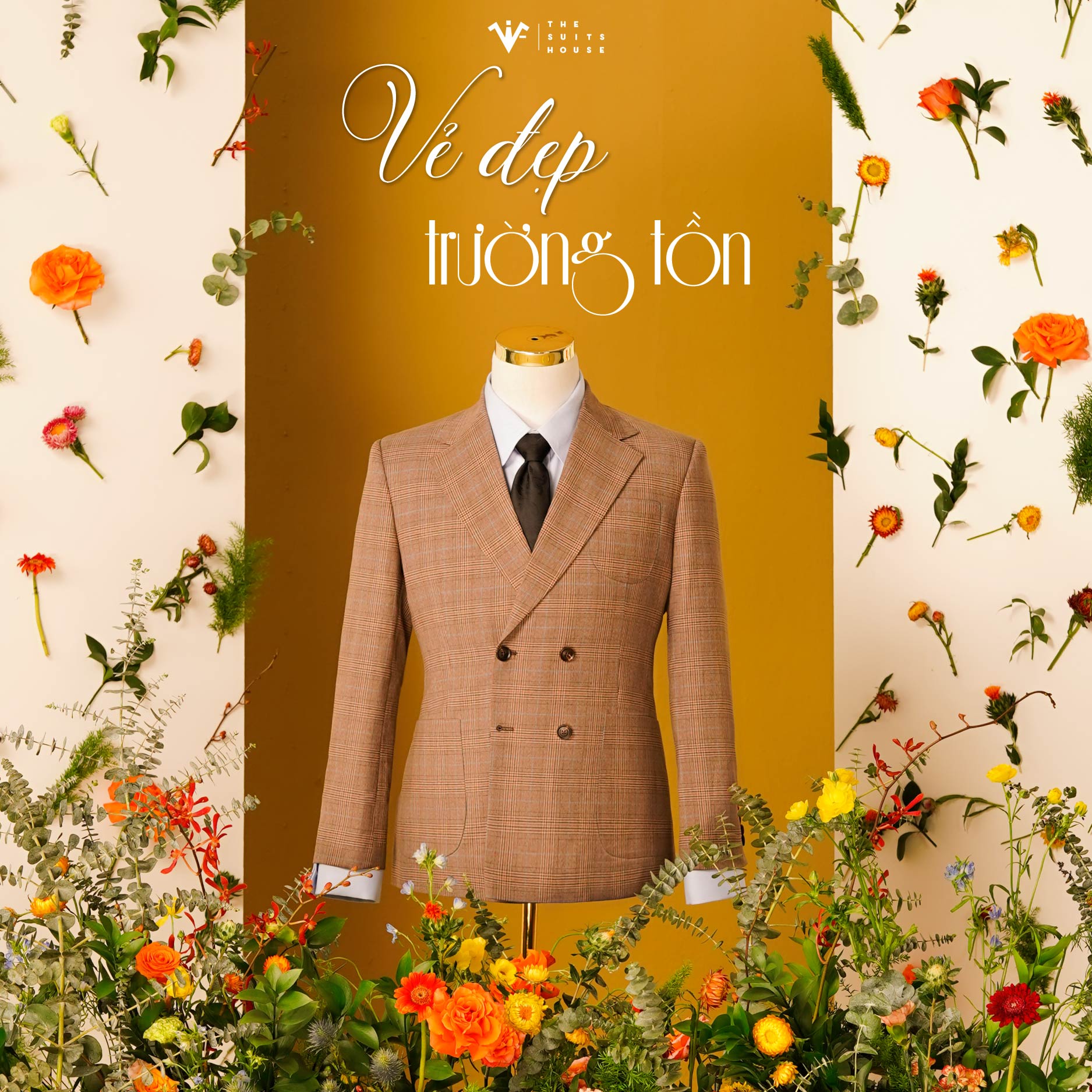 Suit nâu caro - Vẻ đẹp trường tồn qua thời gian | BST The Aprilsuit Suit nâu caro - Vẻ đẹp trường tồn qua thời gian | BST The Aprilsuit