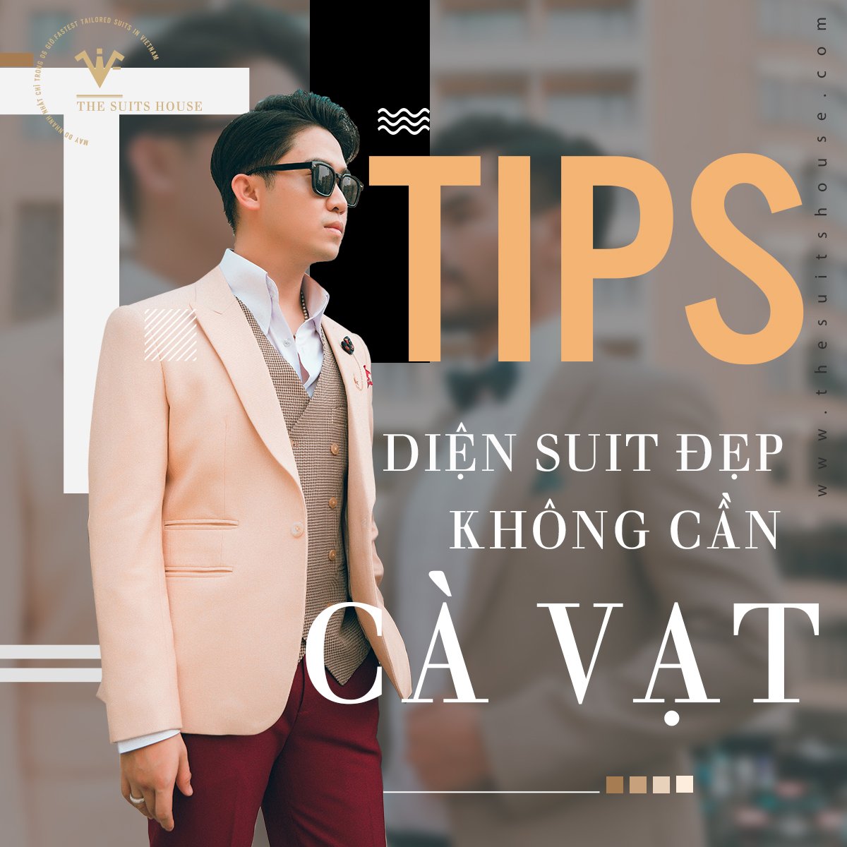 BÍ KÍP DIỆN SUIT KHÔNG CẦN CRAVAT TỪ NHÀ SUITS