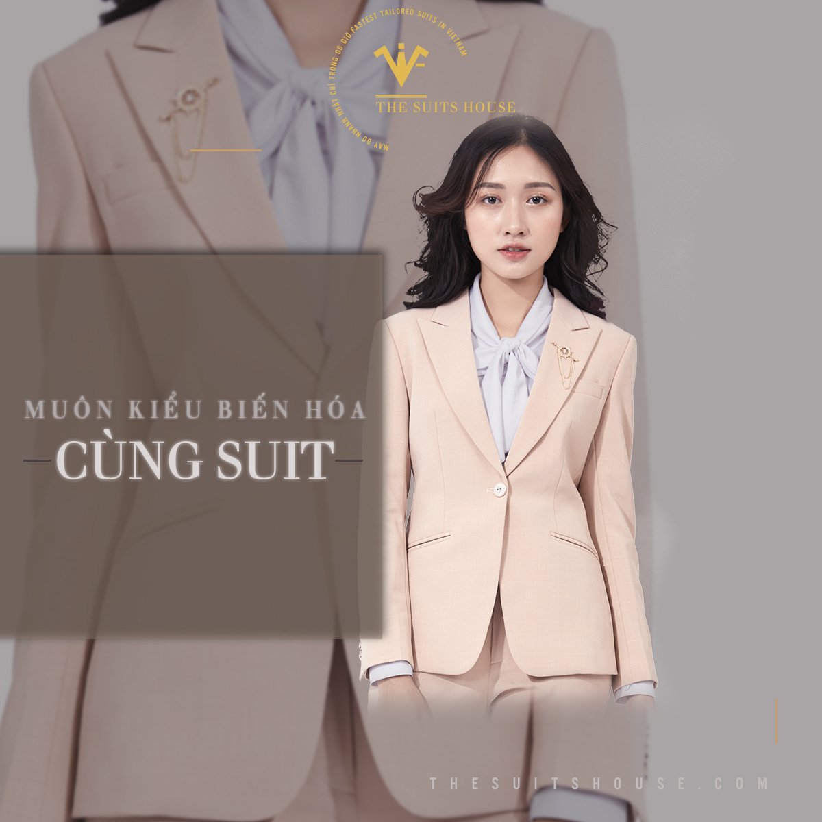 04 CÁCH PHỐI ĐỒ CÙNG SUIT DÀNH CHO PHÁI ĐẸP