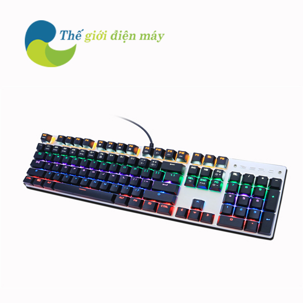 bàn phím cơ zero e-sport 104k đèn led 13 chế độ blue switch