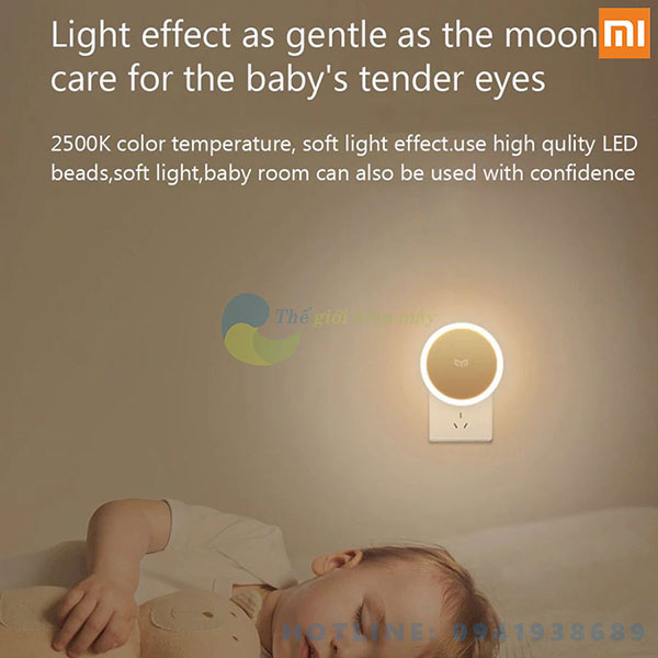 Đèn ngủ cảm biến hồng ngoại Xiaomi Mijia night light sử dụng liên tục 365 ngày - Bảo hành 1 năm - shop Thế giới điện máy