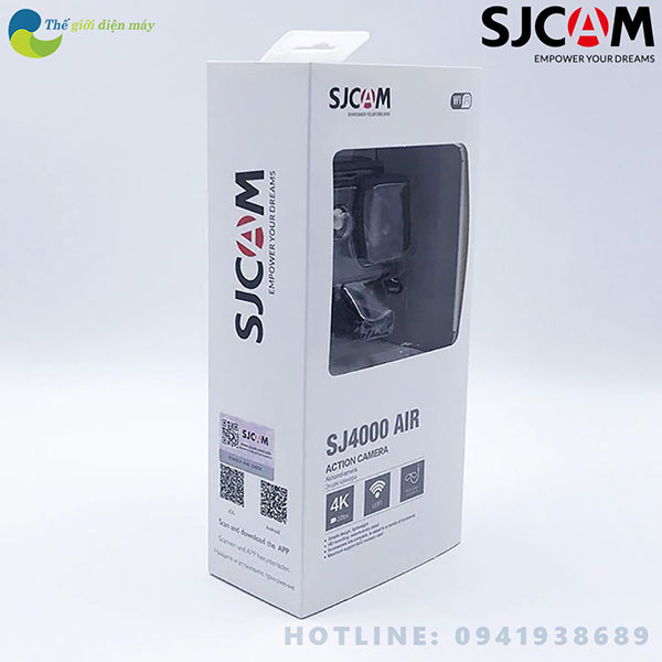 Camera hành trình SJCAM SJ4000 Air 4K Wifi - Bảo hành 12 tháng - Shop Thế giới điện máy