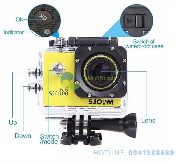 camera hành trình sjcam sj4000 - camera hành động sjcam sj4000 - camera phượt sjcam sj4000