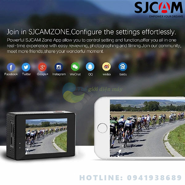 Camera hành trình SJCAM SJ5000X Elite Wifi - Bảo hành 12 tháng -Shop Thế giới điện máy