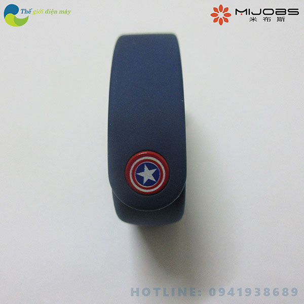 Dây đeo cao su phiên bản Avengers cho Mi Band 3, Mi Band 4 - Shop Thế giới điện máy