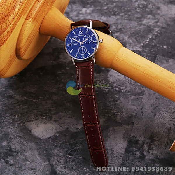 Đồng hồ thời trang nam nữ cao cấp da giả cá sấu Bluray