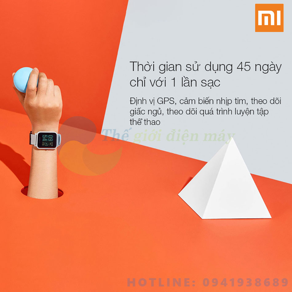 Đồng hồ thông minh Xiaomi Amazfit Bip - Bảo hành 12 tháng - Shop Thế giới điện máy