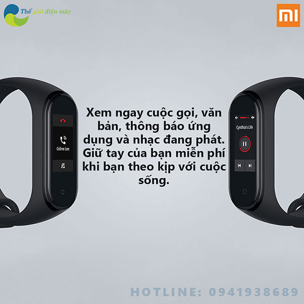 Đồng hồ thông minh Xioami Mi band 4 - Bảo hành 12 tháng - Shop Thế giới điện máy