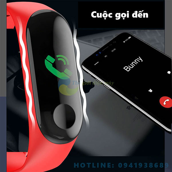 Đồng hồ thông minh Xiaomi Mi Band 3 (hỗ trợ tiếng Việt), theo dõi sức khỏe, đo nhịp tim - Bảo hành 12 tháng - shop Thế giới điện máy