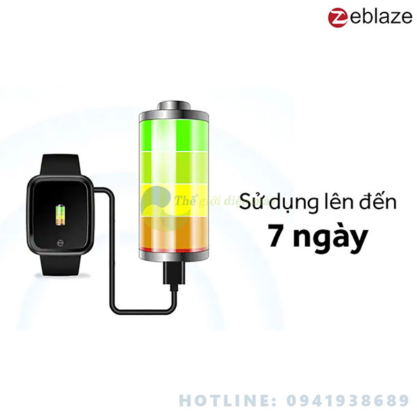 Đồng hồ thông minh Zeblaze Crystal 2 - Bảo hành 12 tháng - shop Thế giới điện máy