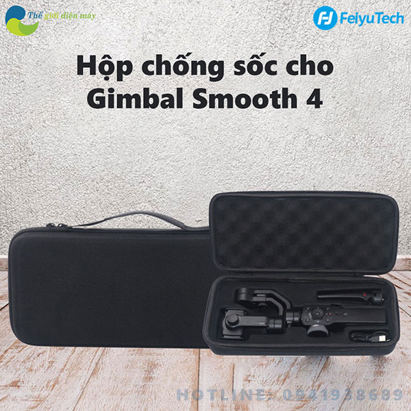 Hộp chống shock cho gimbal tay cầm chống rung  Feiyu Tech Smooth 4, Vimble 2 DJI OSMO mobile 2 - Shop Thế giới điện máy