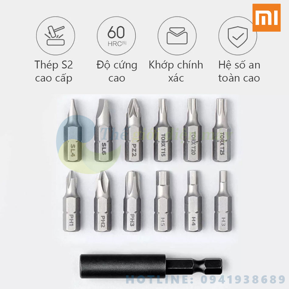 Máy bắn vít điện Mijia Xiaomi 12 đầu bắn