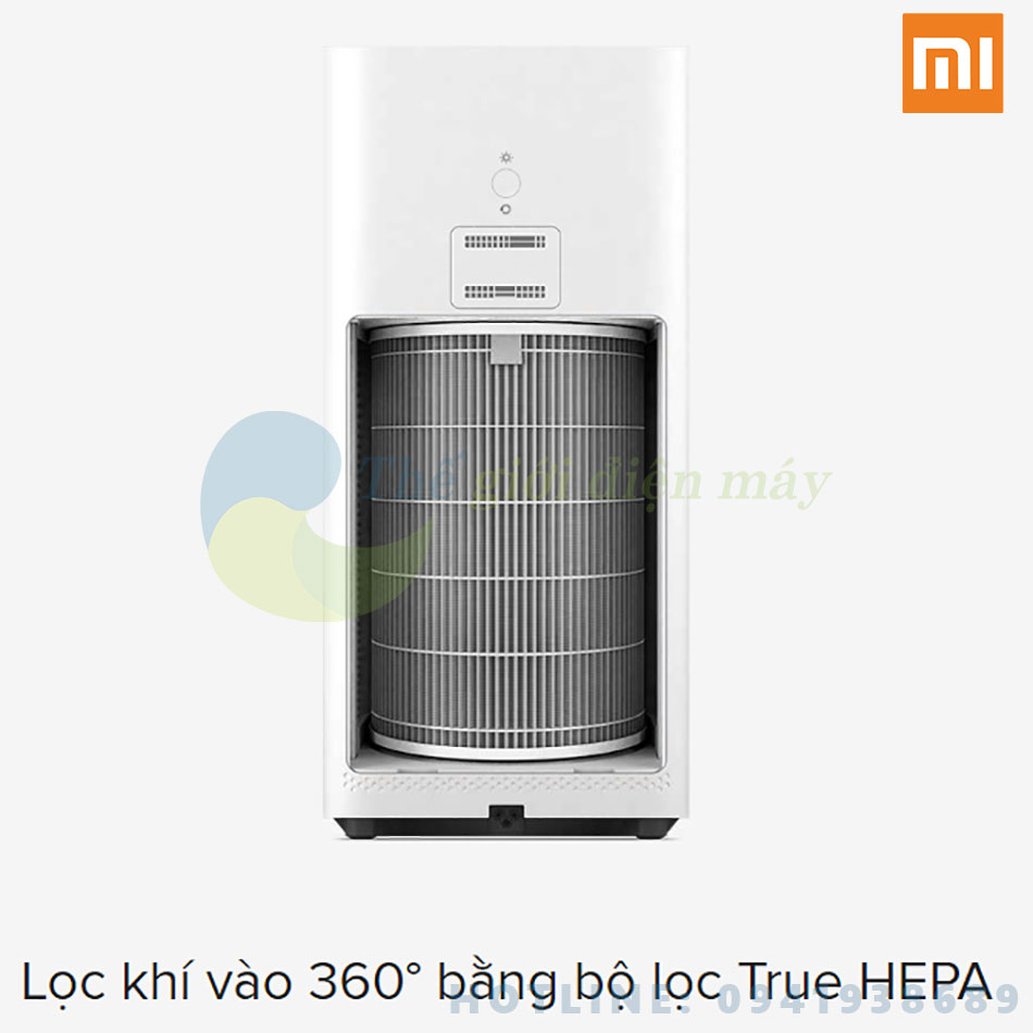 Máy Lọc Không Khí Xiaomi Mi Air Purifier 2H (31W) - Phân phối bởi DigiWorld - Bảo hành 12 tháng