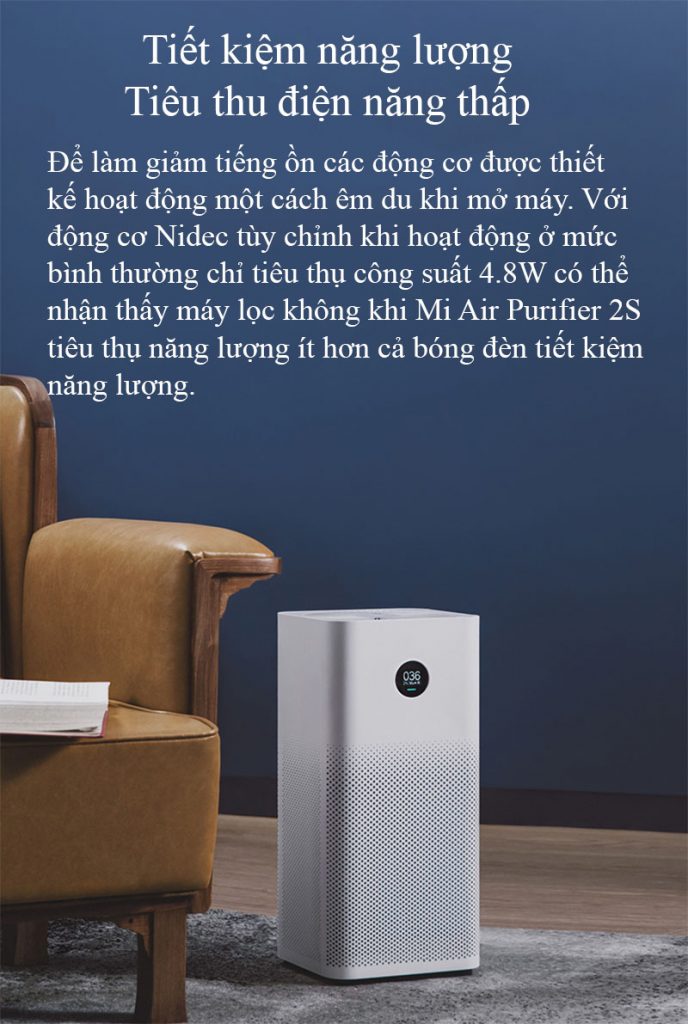 Máy lọc không khí Mi Air Purifier 2S - Shop Thế giới điện máy