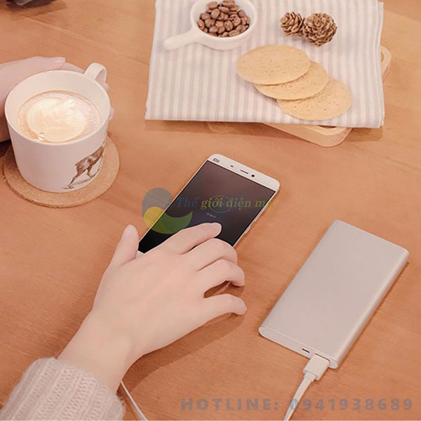 Pin Sạc Dự Phòng Xiaomi 10000mAh Gen 2 New (2018) 2 cổng usb sạc nhanh quick charge 3.0 - Bảo hành 6 tháng - shop Thế giới điện máy