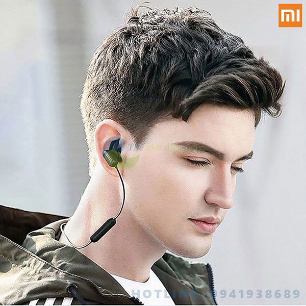 Tai nghe thể thao có mic tai nghe bluetooth xiaomi Sport Gen 2 Bluetooth Earphones (Đen) chống nước IPX4 thời lượng 11 giờ liên tục bảo hành 12 tháng - shop thế giới điện máy