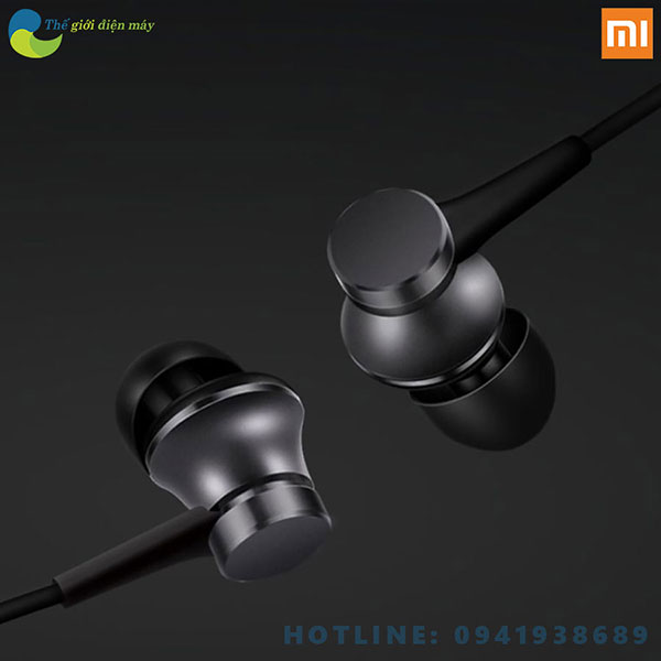 Tai nghe Xiaomi Piston Lite 2017 dây 1.1m có dây chân 3.5mm có mic vỏ nhôm nguyên khối - Bảo hành 6 tháng - shop Thế giới điện máy