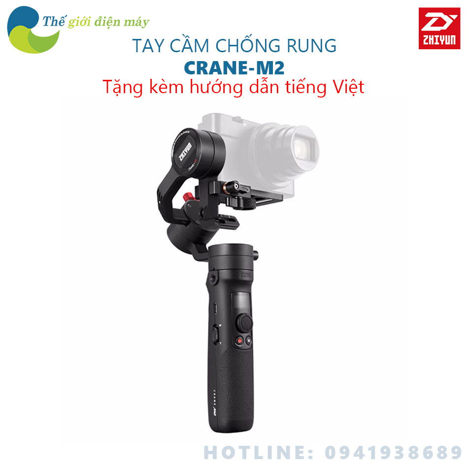 Gimbal chống rung Zhiyun-Tech Crane M2 - Bảo hành 12 tháng - Shop Thế giới điện máy