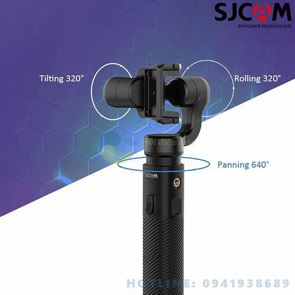 Tay cầm chống rung điện tử 3 trục SJ-GIMBAL 2 - Bảo hành 6 tháng - Shop Thế giới điện máy