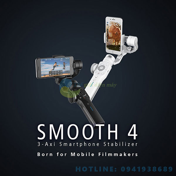 Tay cầm chống rung Gimbal Zhiyun Smooth 4 chống rung điện thoại, camera hành trình