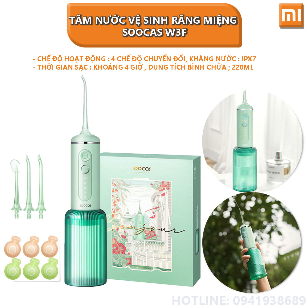 Tăm nước vệ sinh răng miệng Soocas W3F Thế giới điện máy - đại lý phân ...