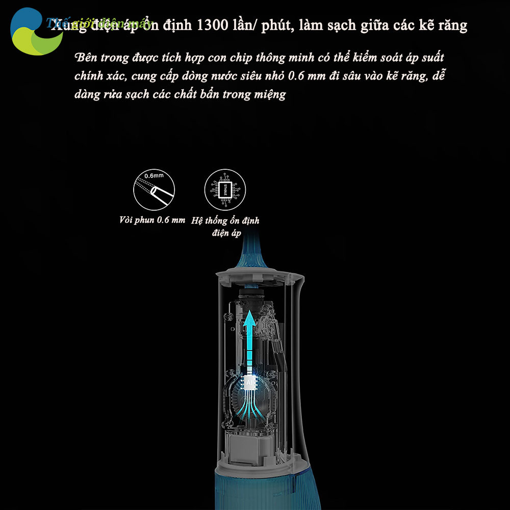 tăm nước xiaomi, máy tăm nước