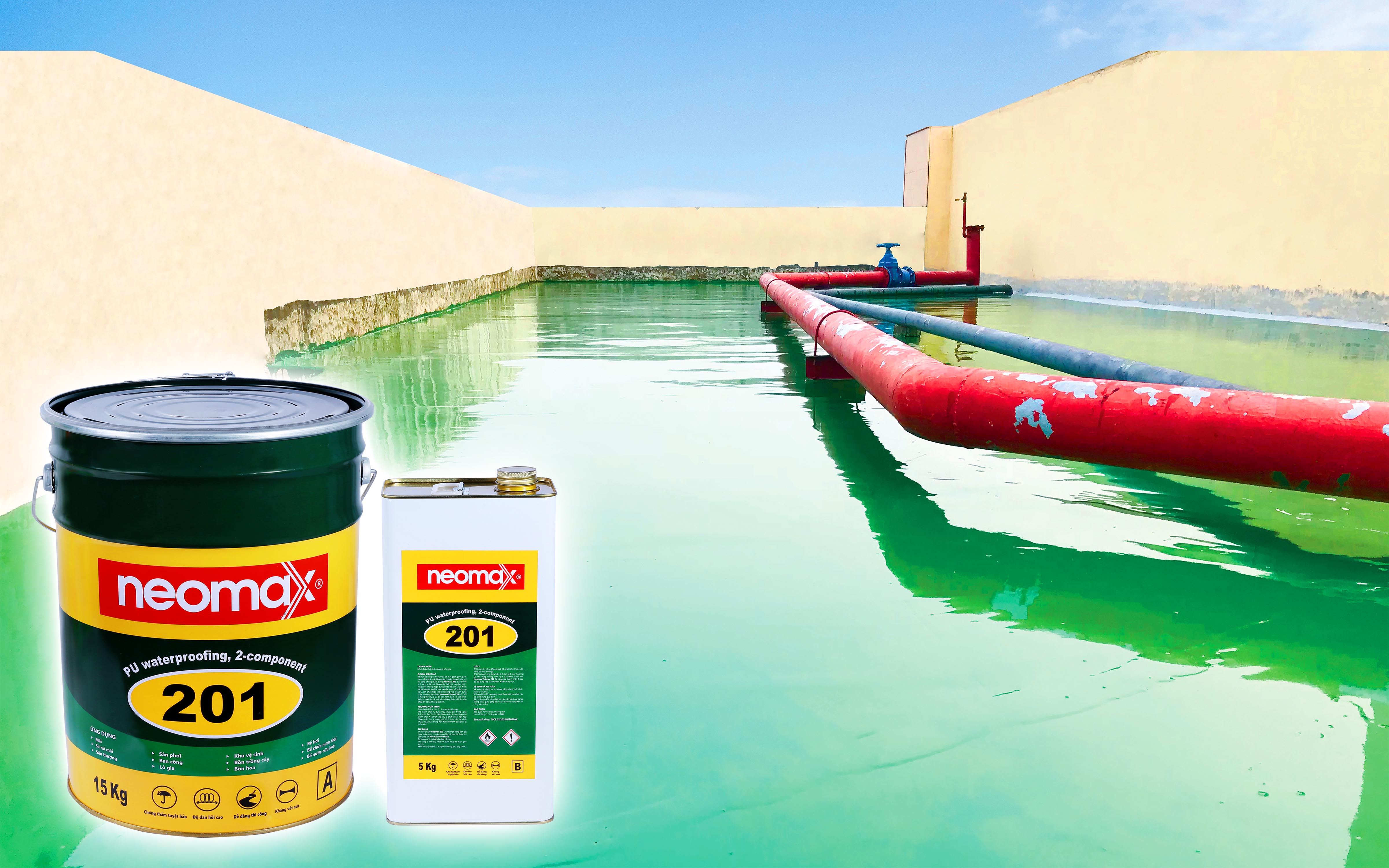 Giới thiệu sản phẩm Neomax® 201 - Hợp chất chống thấm Polyurethane, 2 thành phần