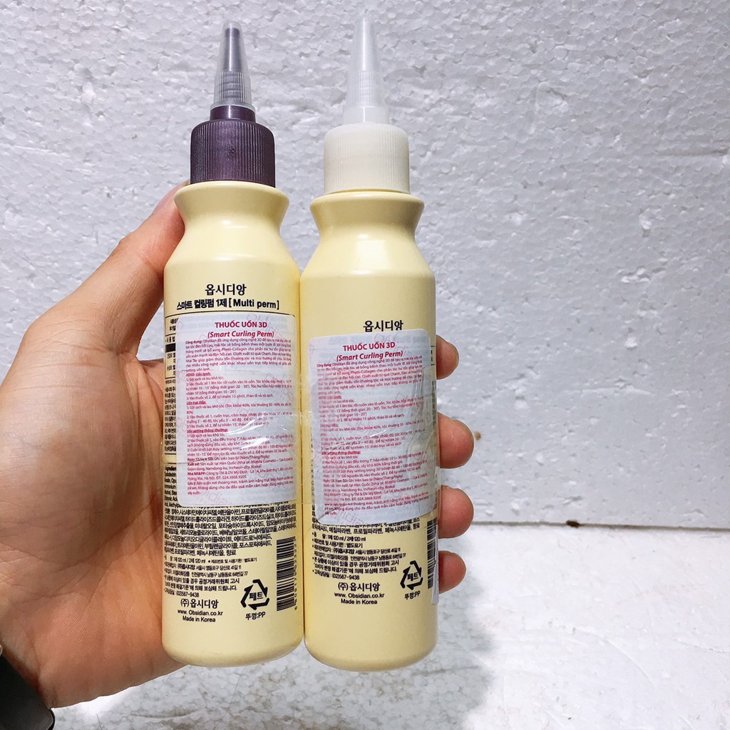 Thuốc Uốn Tóc 3D OBSIDIAN 120ml