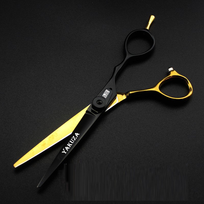 Kéo Cắt Tóc YAKUZA Black Gold K59