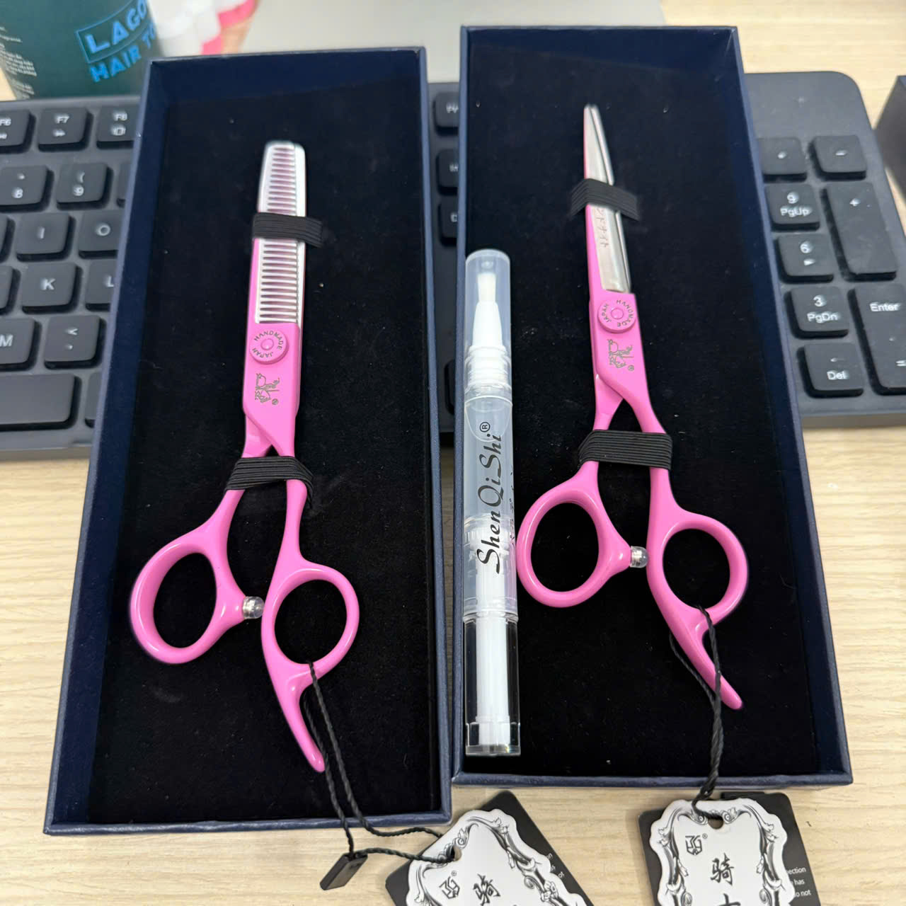 Kéo Cắt Tóc Chiến Binh Hồng