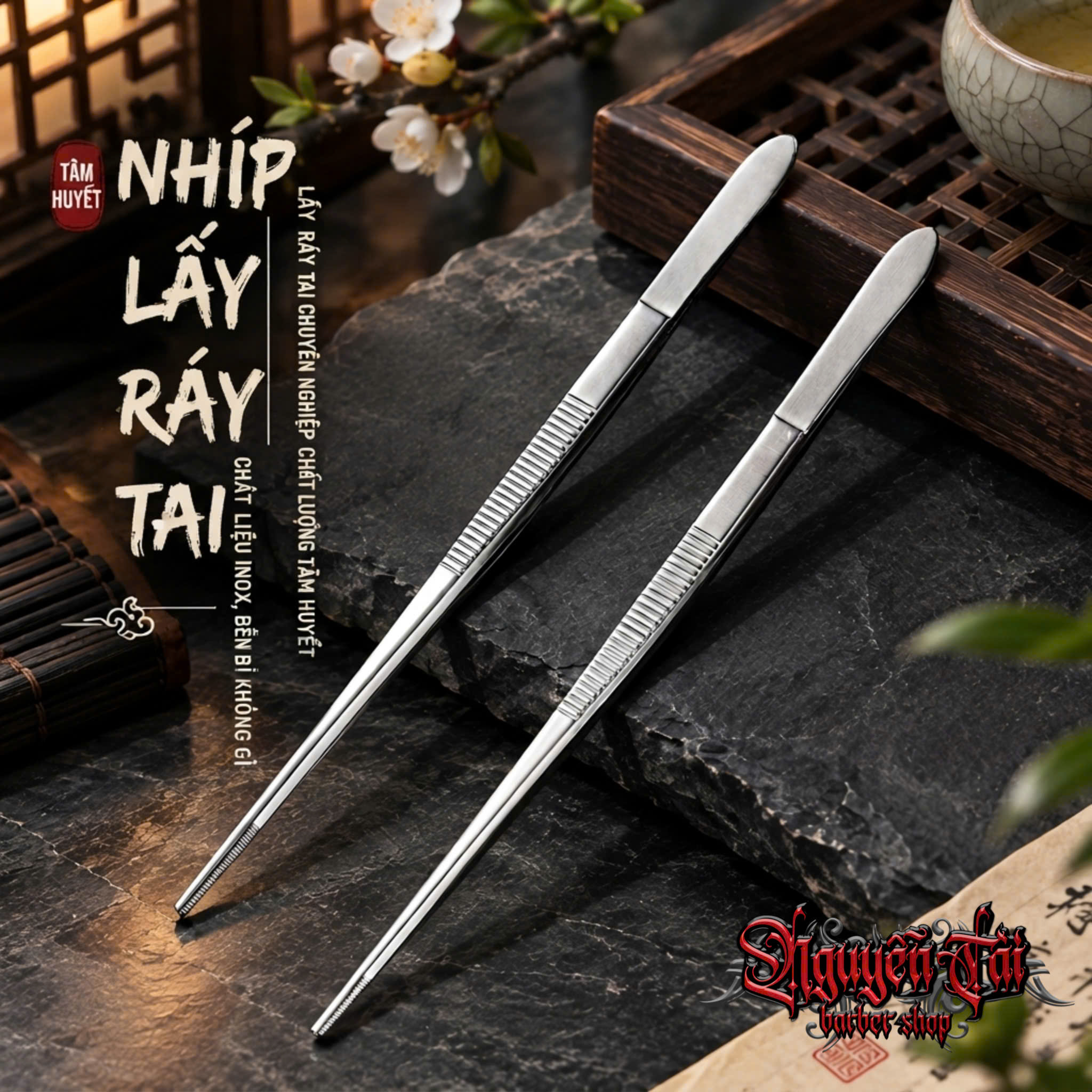 Nhíp Gắp Ráy Tai Thẳng