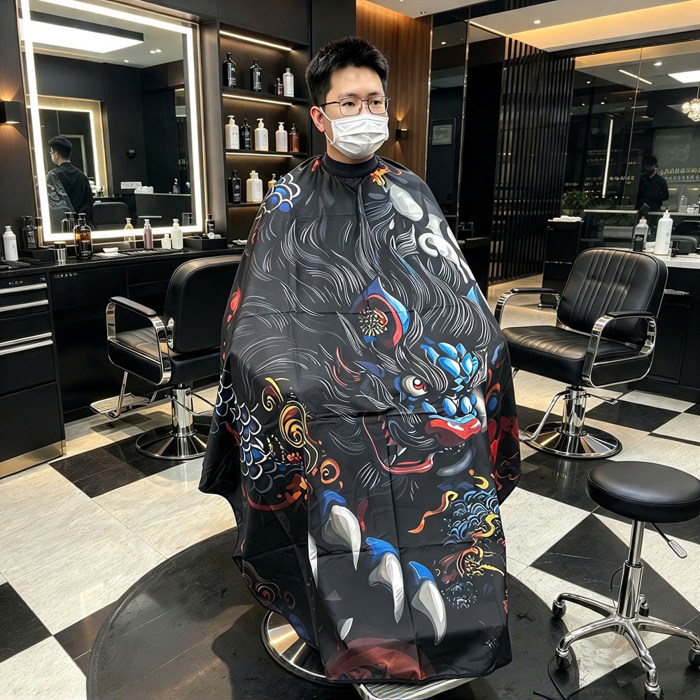 Áo Choàng Cắt Tóc Kỳ Lân
