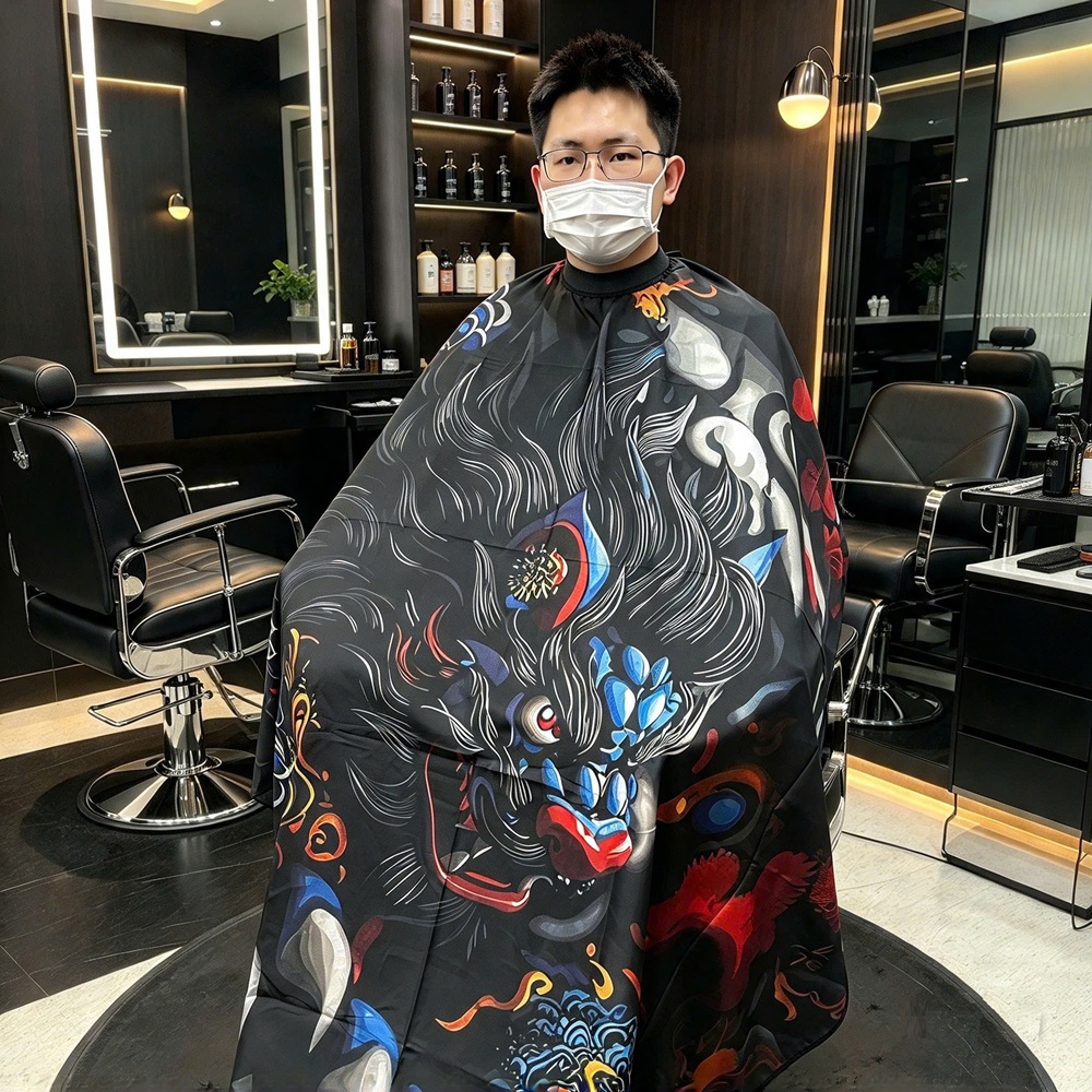 Áo Choàng Cắt Tóc Kỳ Lân