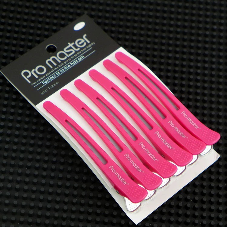 Kẹp Vịt Pro Master Hồng Vỉ 6 Cây