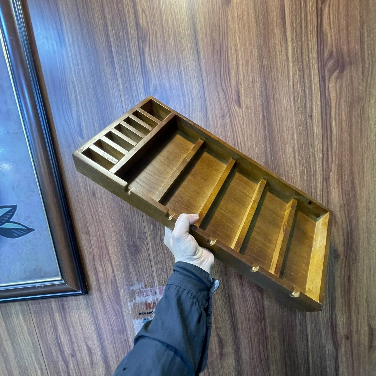 Khay Gỗ Đựng Tông Đơ