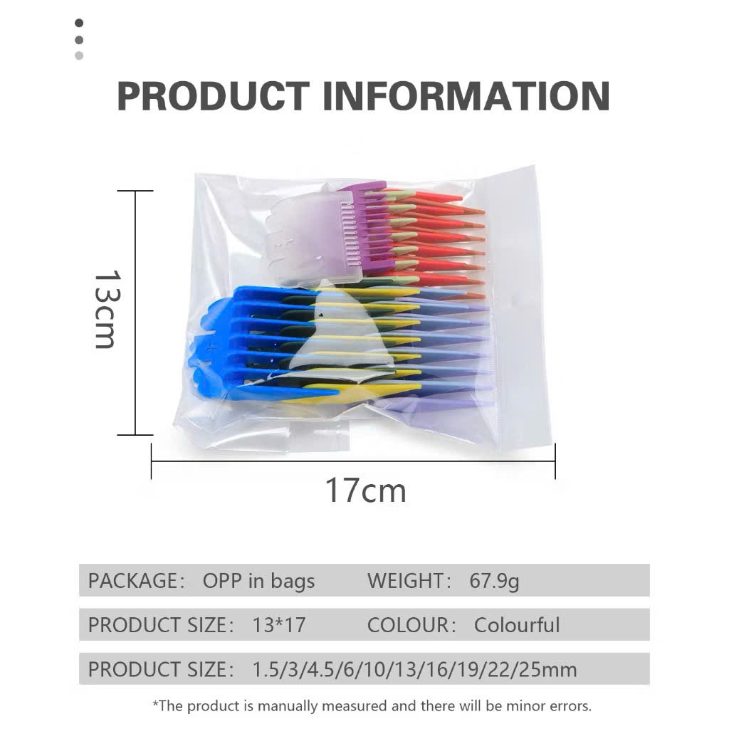Bộ Cử Nhựa Tông Đơ 10 Cái Đủ Size
