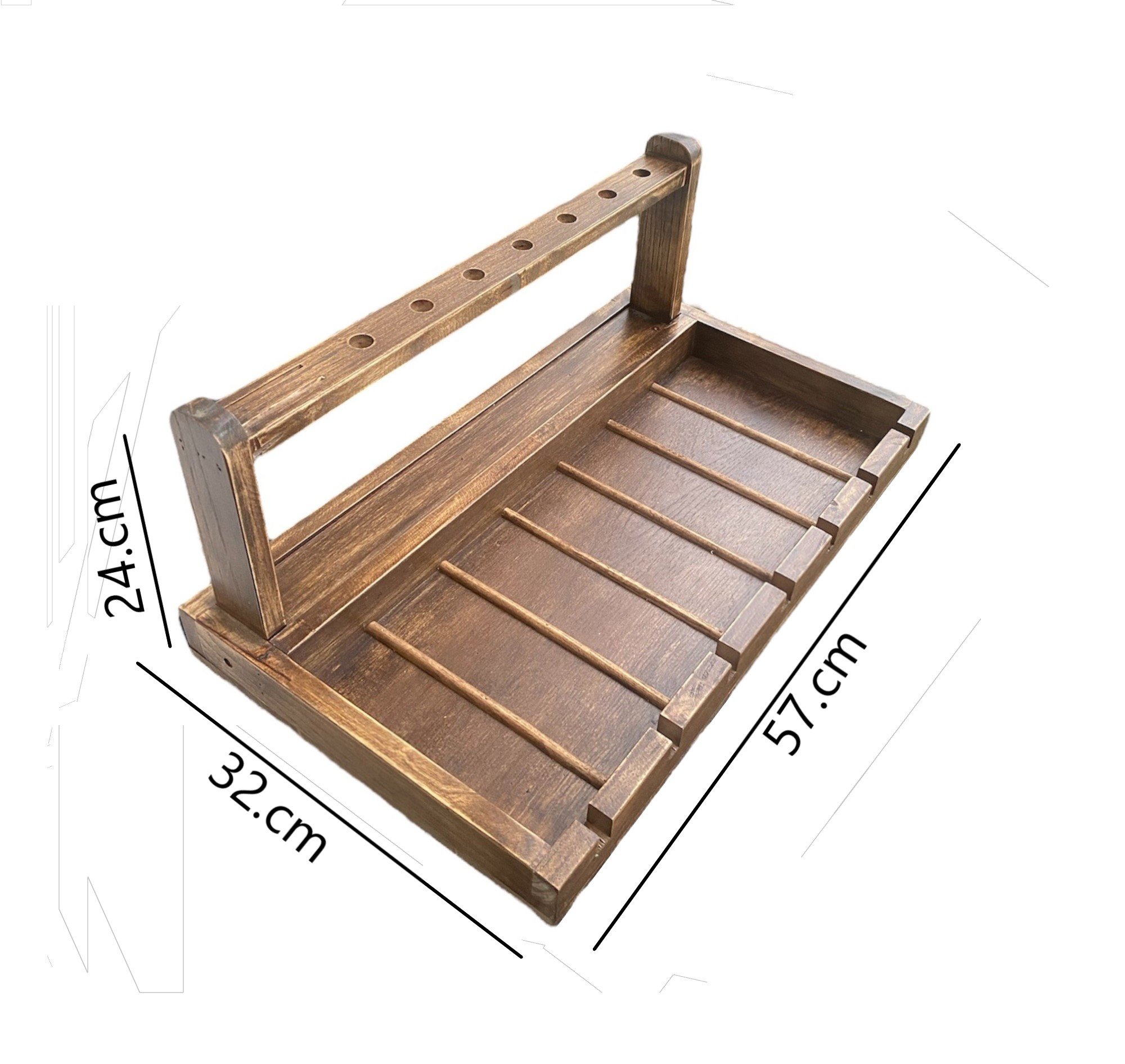 Khay Gỗ Đựng Tông Đơ Hàng Cao Cấp