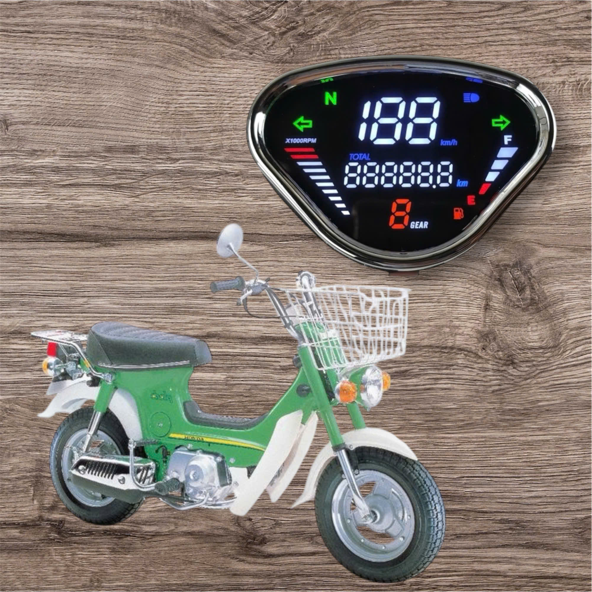 Đồng Hồ Xe Máy Led CHALY, DAX, 67