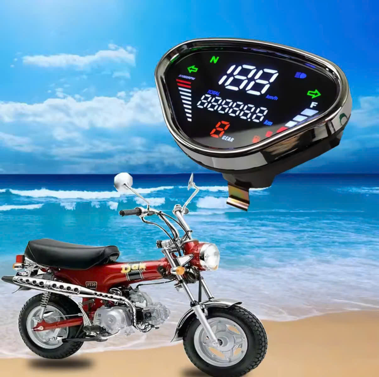 Đồng Hồ Xe Máy Led CHALY, DAX, 67