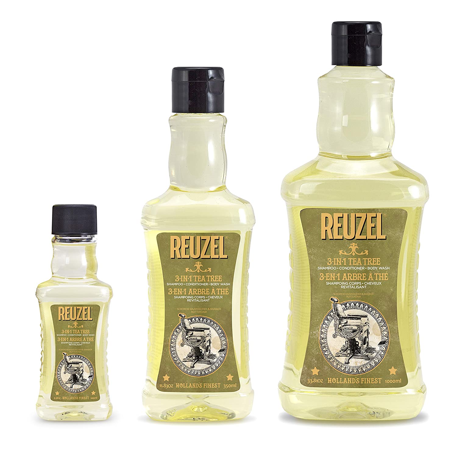Dầu Gội Tắm Xã Reuzel 3in1 Shampoo