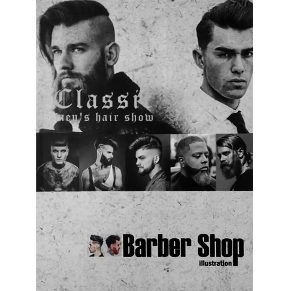 Cuốn album hình tóc nam barber 696